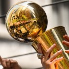 Trofeo Larry O'Brien. Imagen de archivo