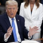 Donald Trump en el Salón Oval/ Ken Cedeno