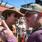 Joe Rogan junto al actor Matthew McConaughey en Austin, Texas