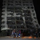 Edificio dañado tras el terremoto en Catia La Mar, Venezuela