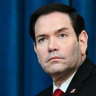 US Secretary of State Marco Rubio attends a bilateral meeting between US President and Qatar's Emir on the sidelines of the G7 summit, in Evian, eastern France, on June 16, 2026. A G7 summit is set to take place June 15 to 17 in the French town of Evian-les-Bains near Switzerland and it will be attended by country leaders as well as the EU's foreign policy chief and ministers from Brazil, Canada, the United Arab Emirates and Turkey. (Photo by Mandel NGAN / AFP)