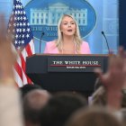 Karoline Leavitt en la Casa Blanca/ Saul Loeb