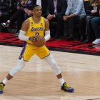 Russell Westbrook #0 de LA Lakers (Archivo)