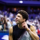 Ben Shelton after defeating Frances Tiafoe/ Charly Triballeau