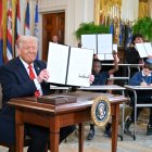 Donald Trump en la Casa Blanc/ Mandel Ngan