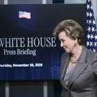 Linda McMahon, secretaria de Educación/ Brendan SMIALOWSKI