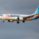 Un Boeing 737 MAX 8 de FlyDubai (imagen referencial).