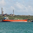 Un buque cisterna en la Base de Superpetroleros de la Zona Industrial del puerto de Matanzas, Cuba, el 30 de marzo de 2026.