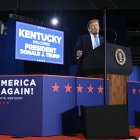 Donald Trump en Highland Heights, Kentucky/ Brendan SMIALOWSKI