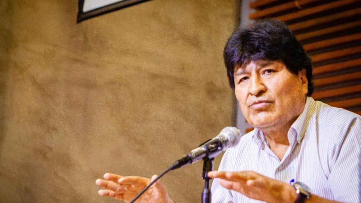 Former Bolivian President Evo Morales, accused of raping a girl, in a file image.