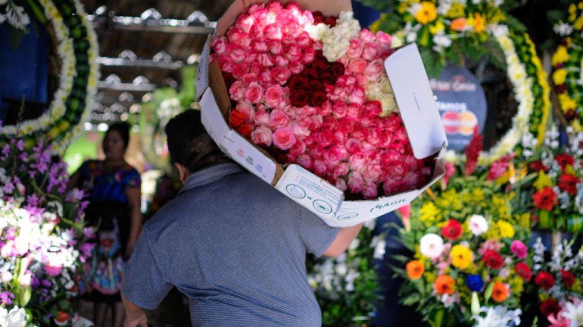 Ramo de flores en San Valentín