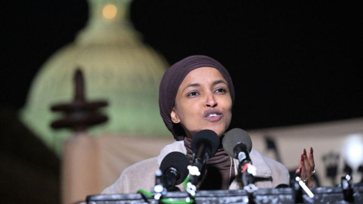 La congresistas demócrata Ilhan Omar (Mandel NGAN / AFP)