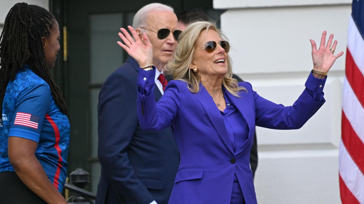 Jill Biden (Photo by Mandel NGAN / AFP)