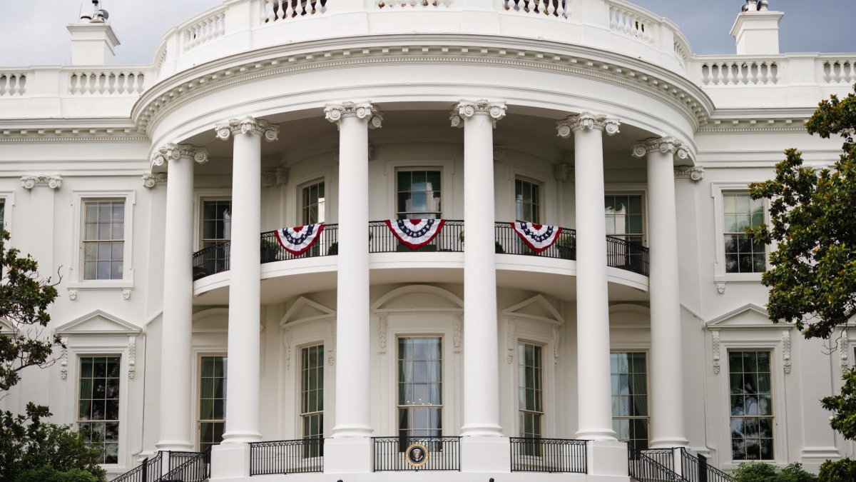 Joe Biden on the White House lawn.