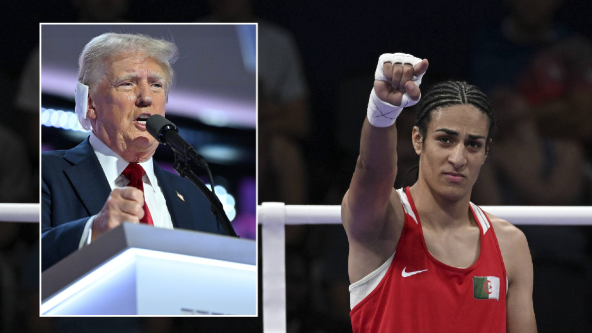 El expresidente Trump se refirió a la polémica con la boxeadora argelina Imane Khelif,