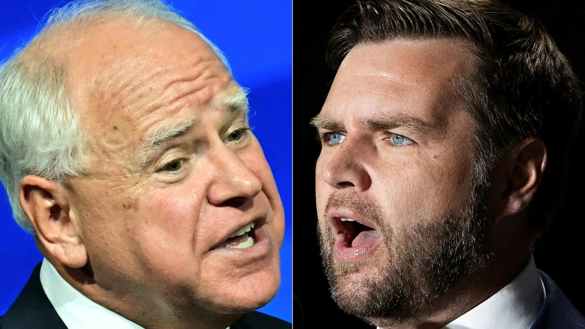 Tim Walz only agreed to a debate against JD Vance for next Oct. 1/ Frederic J. Brown, Ryan Collerd