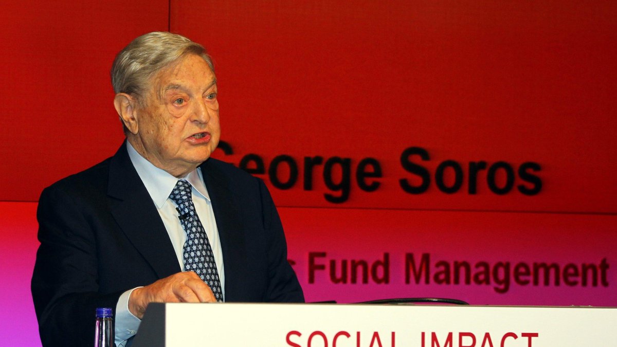 George Soros, in a file photo.