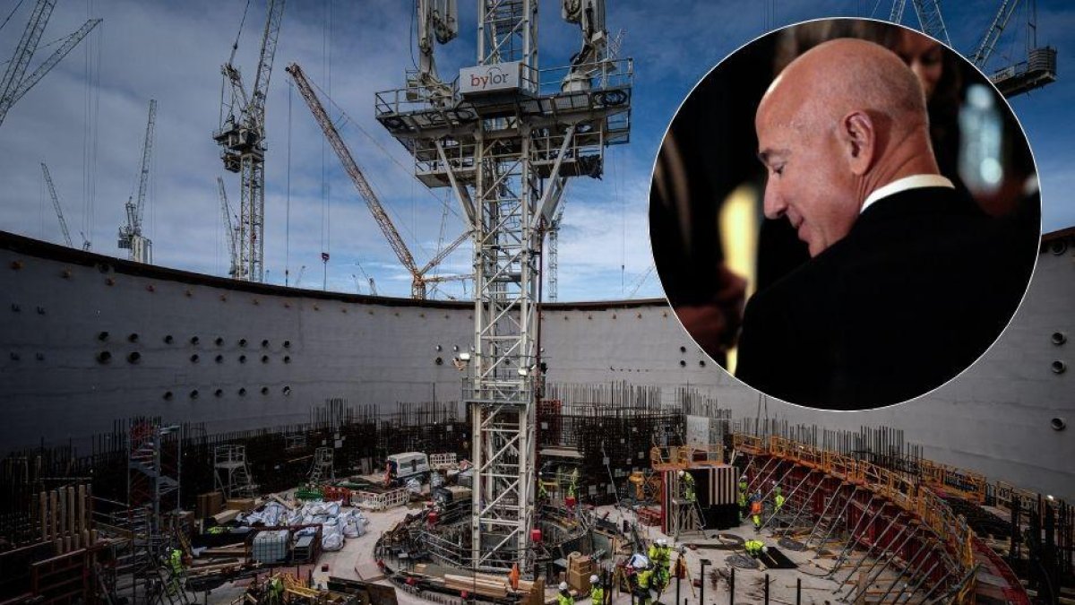 Construcción de un reactor nuclear. Jeff Bezos