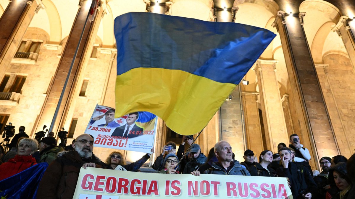 La oposición europeísta organiza una manifestación en Georgia