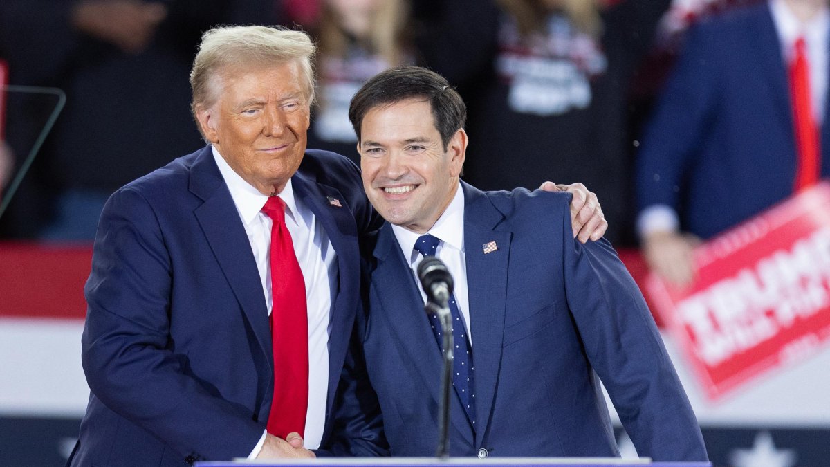 Trump y Rubio durante la campaña