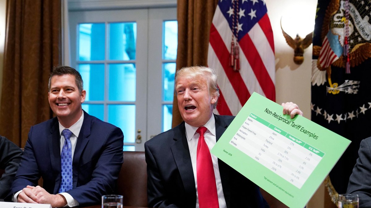 Sean Duffy con Donald Trump