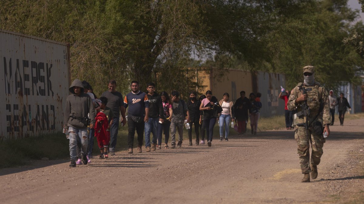 Foto referencial de inmigrantes ilegales