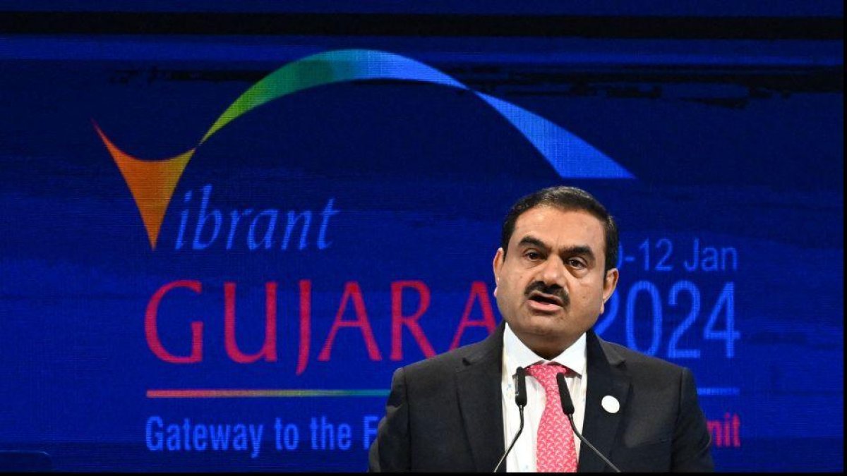 El presidente del conglomerado indio Adani Group, Gautam Adani