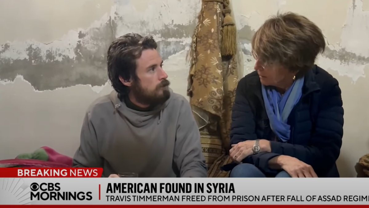 Travis Timmerman talks to CBS