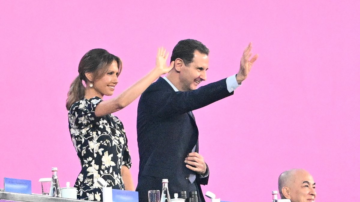 Bashar y Asma al-Asad