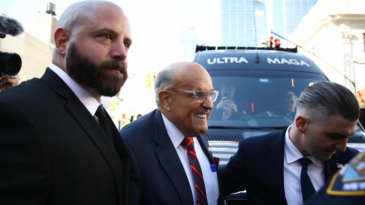 In May 2024, Giuliani pleaded not guilty to all the charges against him/ Leonardo Munoz
