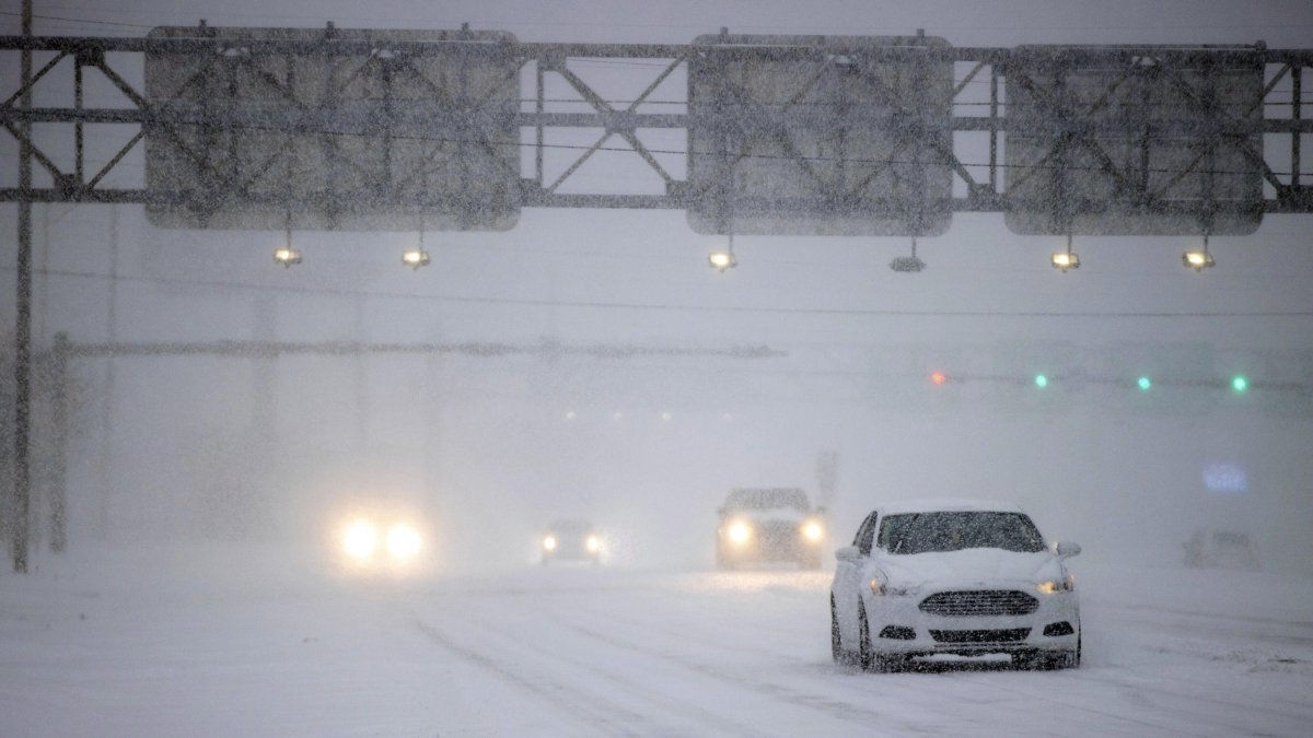 Winter storm in Pensacola, Fla