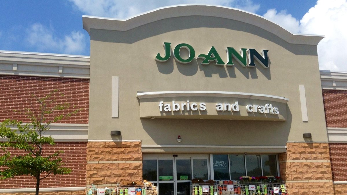 Un punto de venta de Joann Fabrics