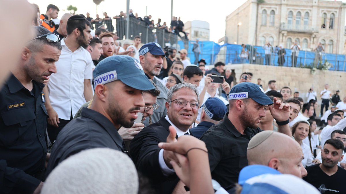 El ministro israelí de Seguridad Nacional, Itamar Ben-Gvir