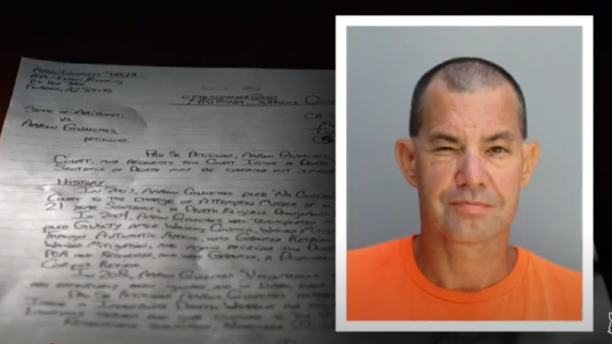 Aaron Gunches executed by lethal injection in Arizona.