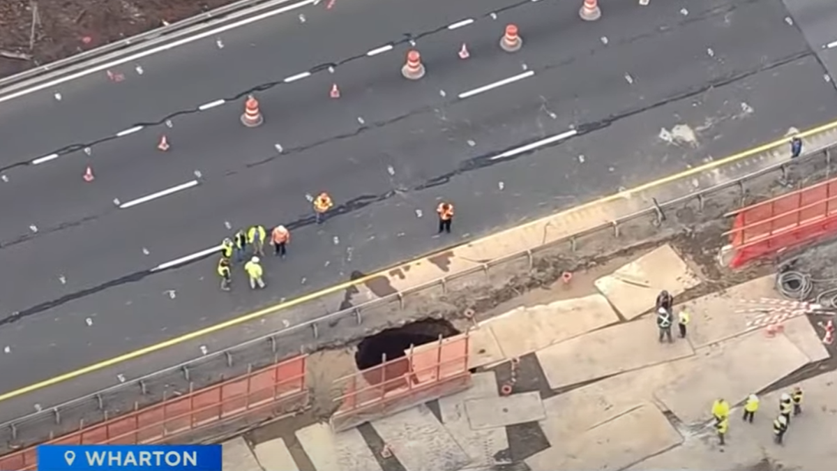 Captura de pantalla del socavón.