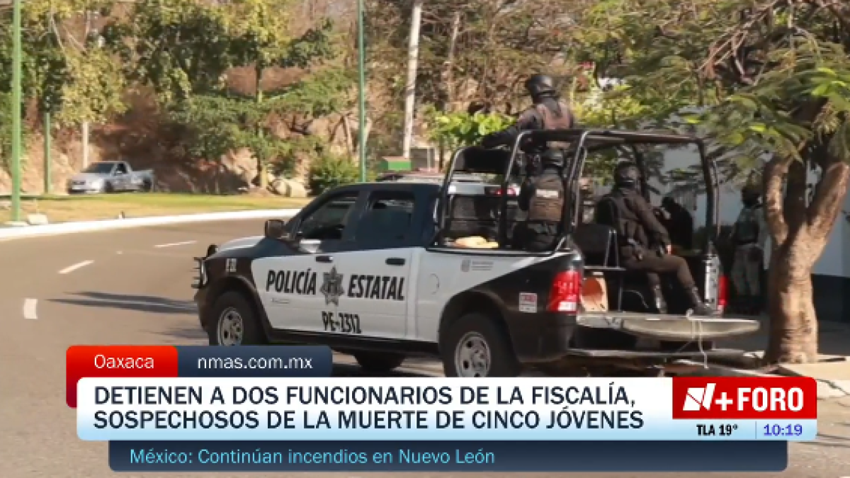Two officials from the Oaxaca state atorney general’s office were arrested.