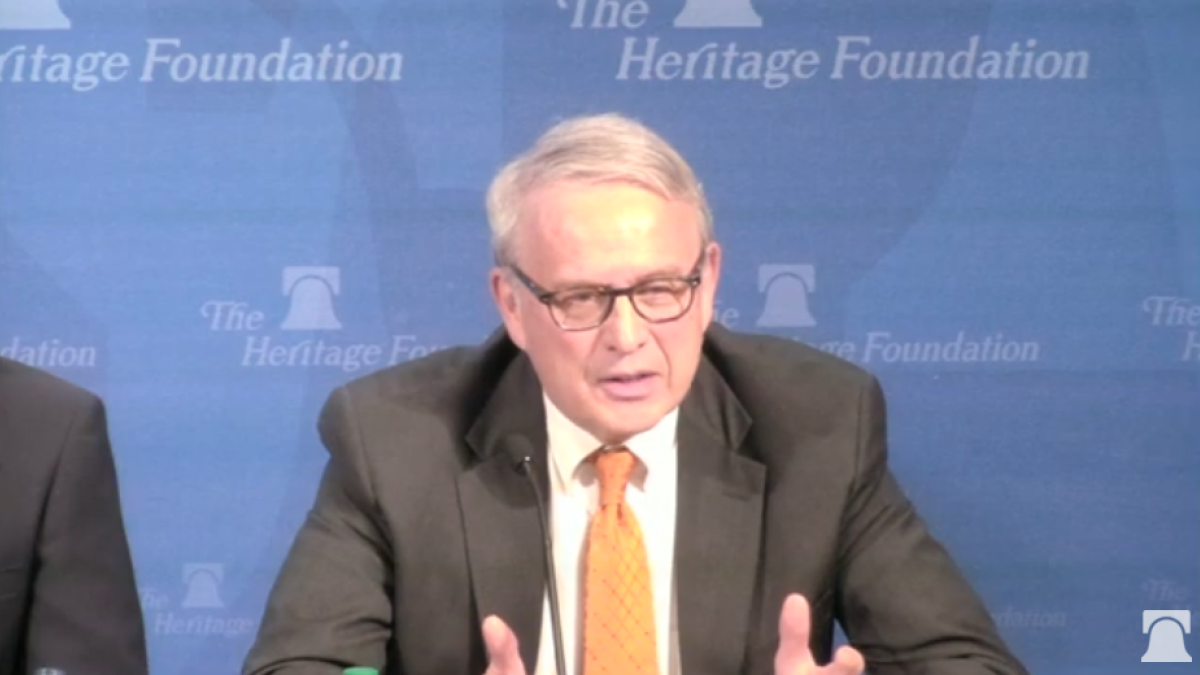 A. Josephson habla en la Heritage Foundation