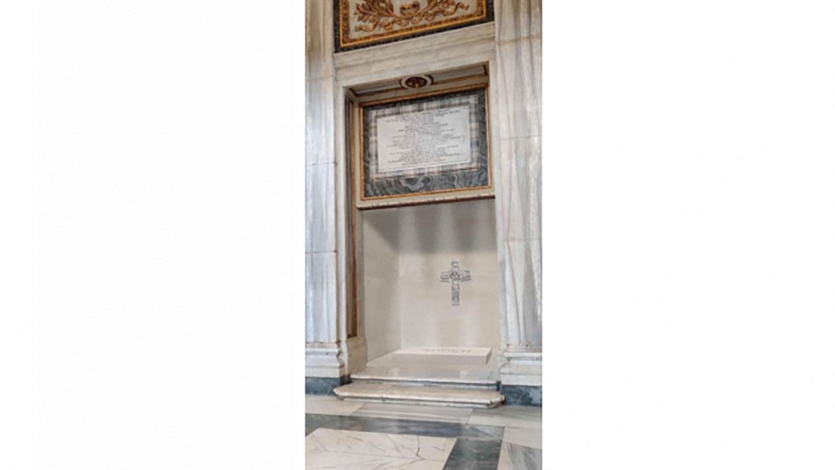 Tumba del papa Francisco