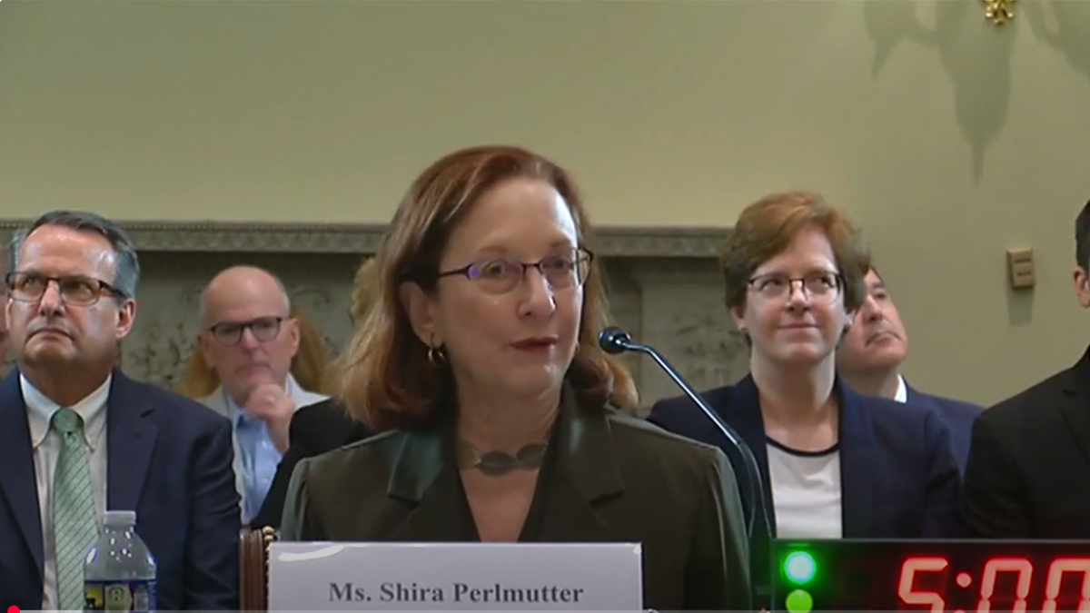 Shira Perlmutter on Capitol Hill