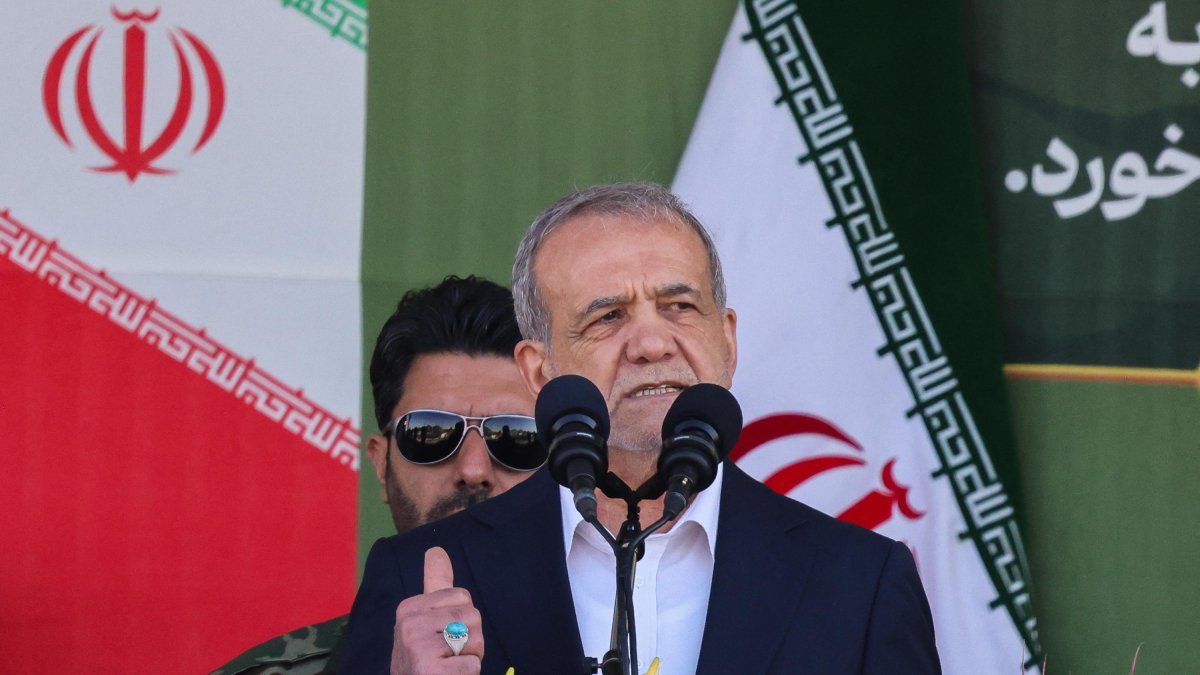 El presidente de Irán, Masoud Pezeshkian