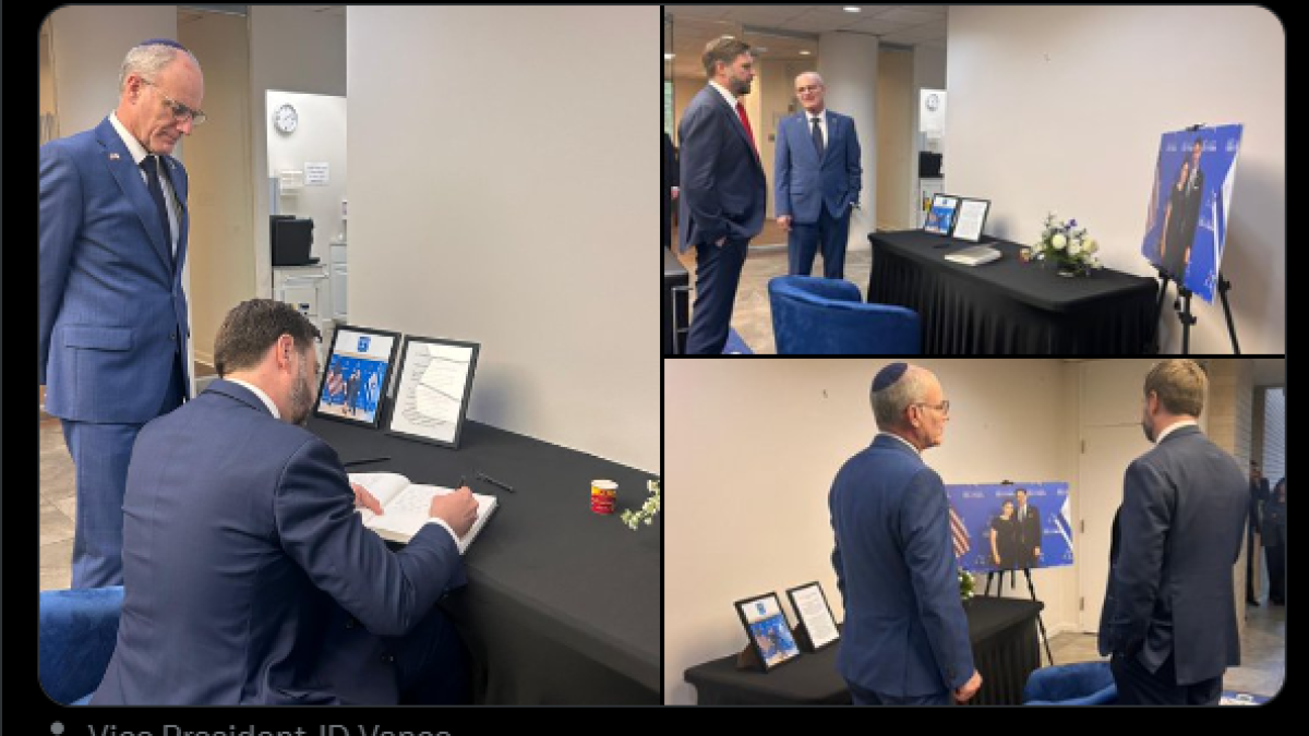 Vance Israeli embassy