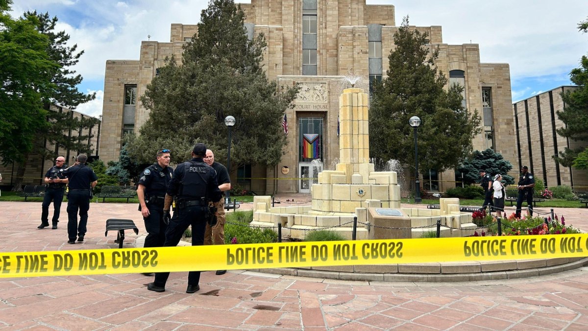 Scene of the anti-Semitic attack in Boulder, Colo.