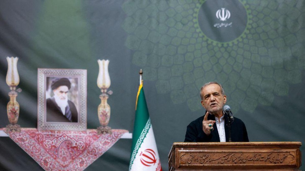 El presidente de Irán, Masoud Pezeshkian