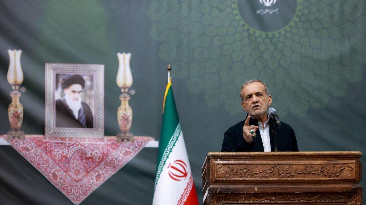 El presidente de Irán, Masoud Pezeshkian