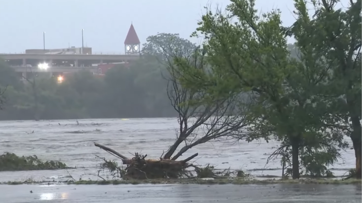 Inundación en el Louise Hays Park