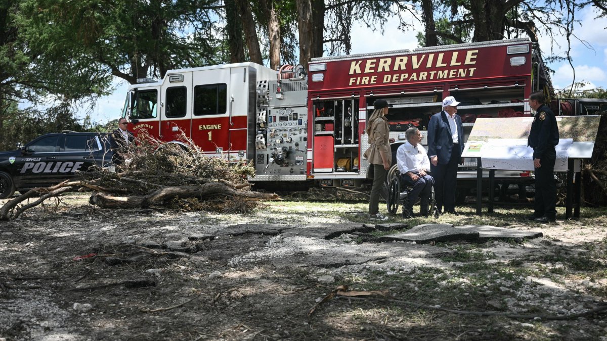 El presidente Trump en Texas