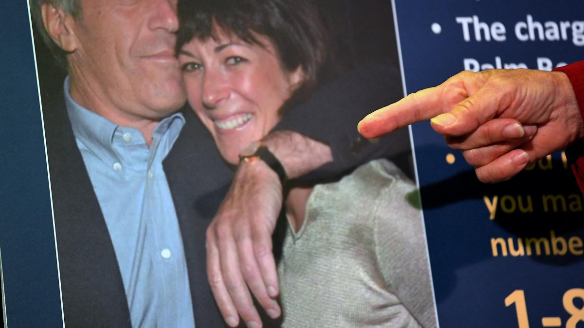 Photo of Ghislaine Maxwell with Jeffrey Epstein.
