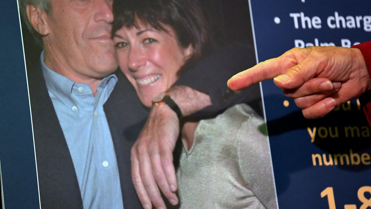 Foto de Ghislaine Maxwell con Jeffrey Epstein/ Johannes Eisele