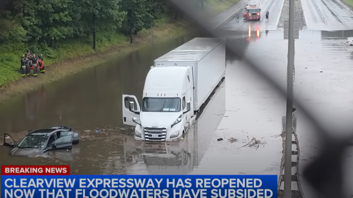 Lluvias en Nueva York - Captura de pantalla YouTube