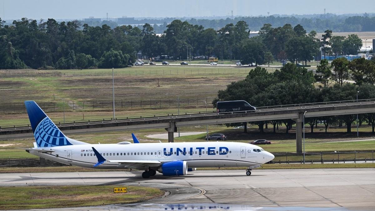 An United Airlines plane is seen at George Bush Intercontinental Airport , in Houston, Texas. 